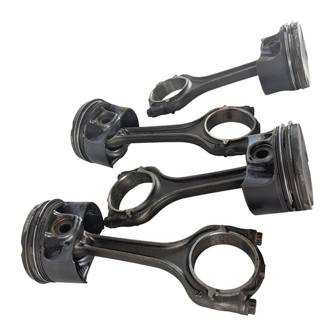 Thumbnail 5: 2016-2018 AUDI A3 8V SPORTBACK e-TRON 1.4L ENGINE PISTON w/CONNECTING ROD SET/4