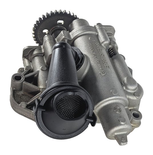Thumbnail 3: 16-18 AUDI A3 E-TRON (8V) 1.4L HYBRID CXUA ENGINE OIL FLUID PUMP w/ PICKUP TUBE