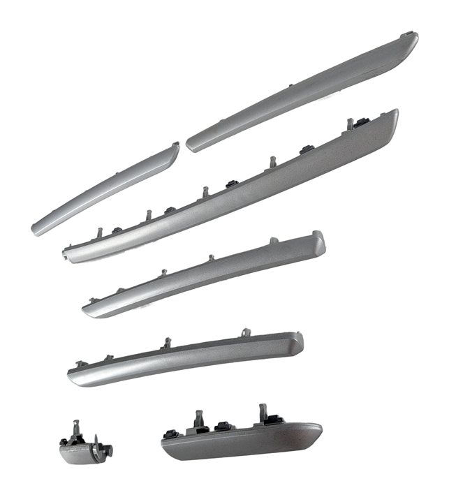 Thumbnail 4: 2017 AUDI A3 E-TRON (8V) INTERIOR DASH DOOR TRIM SET/7 (Micrometallic Silver)