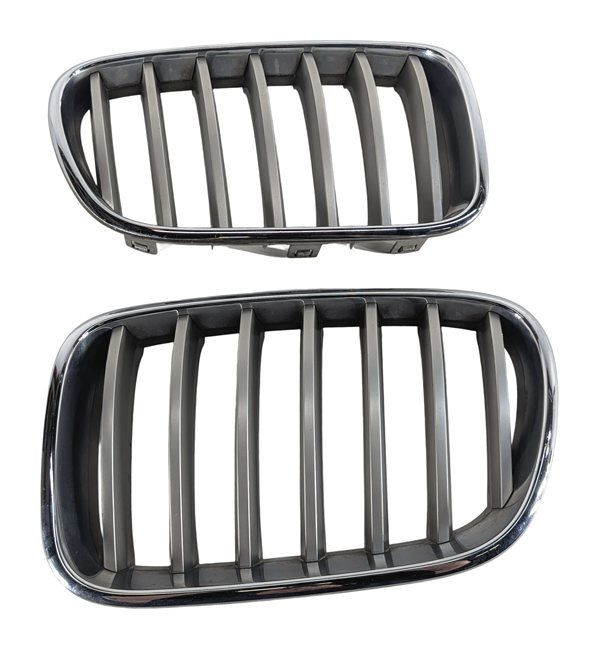 Thumbnail 3: 2013-2017 BMW X3 (F25) FRONT LEFT & RIGHT HOOD VENT TRIM GRILLE SET/2