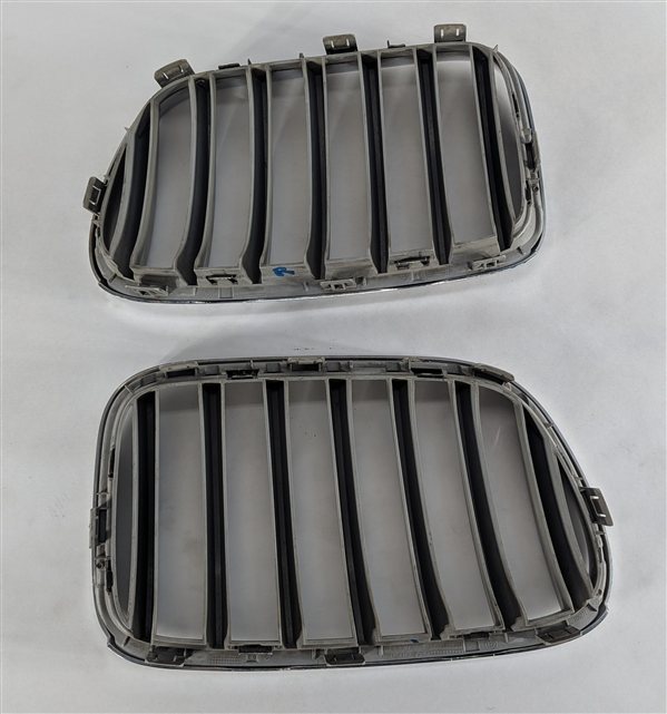 Thumbnail 6: 2013-2017 BMW X3 (F25) FRONT LEFT & RIGHT HOOD VENT TRIM GRILLE SET/2