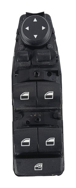 Thumbnail 3: 2012-2019 BMW 3 4 M3 X3 X4 SERIES FRONT LEFT DRIVER WINDOW SWITCH P-FOLD (BLACK)