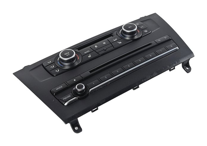 11-14 BMW X3 (F25) FRONT HEATER A/C TEMPERATURE CLIMATE w/ RADIO CONTROL & TRIM