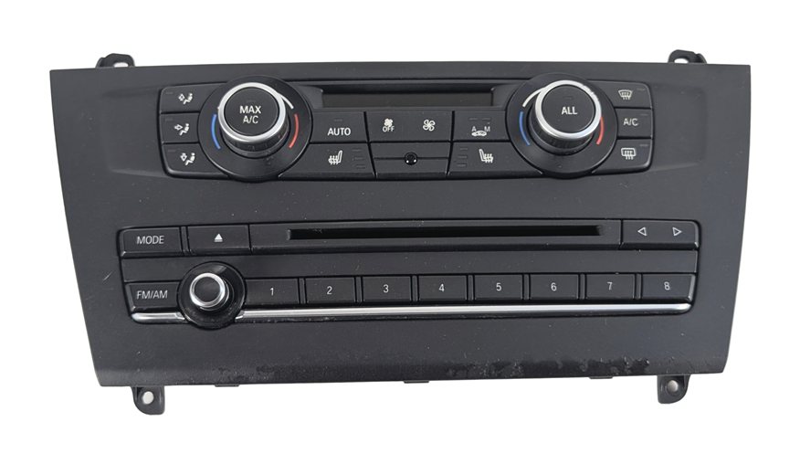 Thumbnail 3: 11-14 BMW X3 (F25) FRONT HEATER A/C TEMPERATURE CLIMATE w/ RADIO CONTROL & TRIM