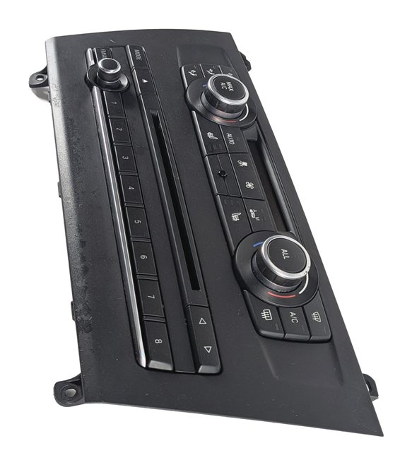 Thumbnail 4: 11-14 BMW X3 (F25) FRONT HEATER A/C TEMPERATURE CLIMATE w/ RADIO CONTROL & TRIM