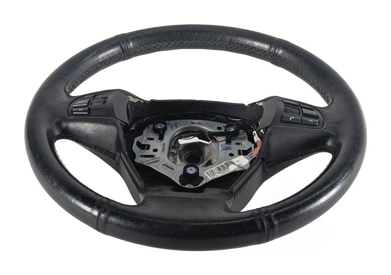 Thumbnail 3: 11-17 BMW X3 (F25) 3 SPOKE STEERING WHEEL & MULTIFUNCTION SWITCH BUTTONS (BLACK)