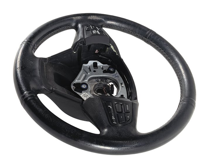 Thumbnail 5: 11-17 BMW X3 (F25) 3 SPOKE STEERING WHEEL & MULTIFUNCTION SWITCH BUTTONS (BLACK)
