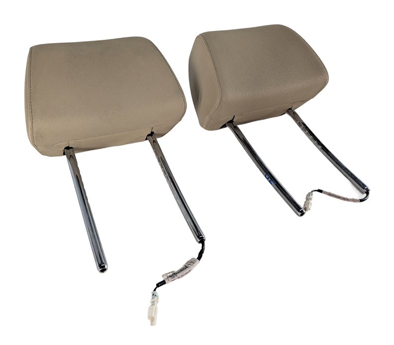 11-18 BMW X3 X4 F25 LEFT DRIVER & RIGHT PASSENGER SEAT HEADREST SET/2 (Beige)