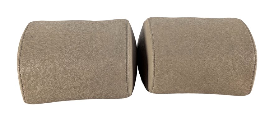 Thumbnail 6: 11-18 BMW X3 X4 F25 LEFT DRIVER & RIGHT PASSENGER SEAT HEADREST SET/2 (Beige)