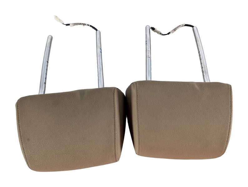 Thumbnail 7: 11-18 BMW X3 X4 F25 LEFT DRIVER & RIGHT PASSENGER SEAT HEADREST SET/2 (Beige)