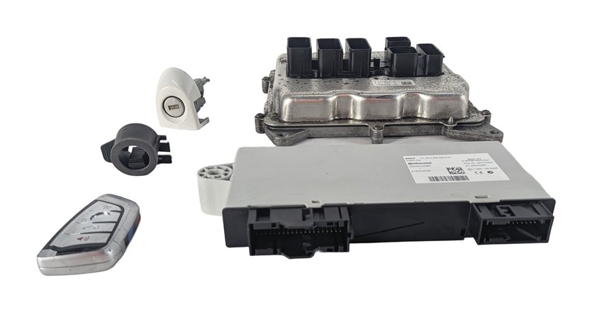 Thumbnail 2: 2014 BMW X3 (F25) 2.0L (N20) ENGINE COMPUTER DME CAS4 IMMOBILIZER KEY FOB SET/5