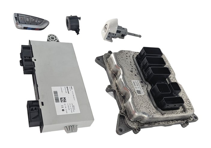 Thumbnail 3: 2014 BMW X3 (F25) 2.0L (N20) ENGINE COMPUTER DME CAS4 IMMOBILIZER KEY FOB SET/5