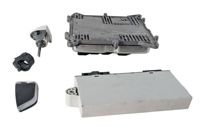 Thumbnail 5: 2014 BMW X3 (F25) 2.0L (N20) ENGINE COMPUTER DME CAS4 IMMOBILIZER KEY FOB SET/5