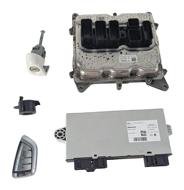 Thumbnail 9: 2014 BMW X3 (F25) 2.0L (N20) ENGINE COMPUTER DME CAS4 IMMOBILIZER KEY FOB SET/5