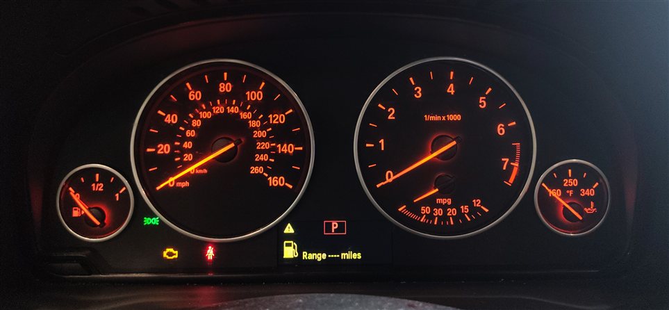 Thumbnail 2: 2011-2014 BMW X3 (F25) SPEEDOMETER INSTRUMENT GAUGE CLUSTER w/o HUD MPH (134k)