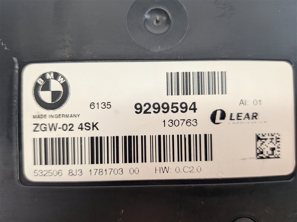 Thumbnail 9: 2011-2018 BMW X3 X4 (F25 F26) CENTRAL GATEWAY CONTROL MODULE COMPUTER