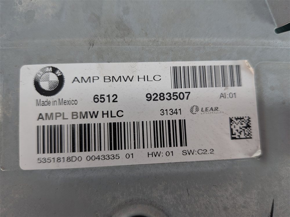 Thumbnail 8: 2011-2014 BMW X3 (F25) RADIO STEREO HiFi AUDIO AMP AMPLIFIER (LEAR)