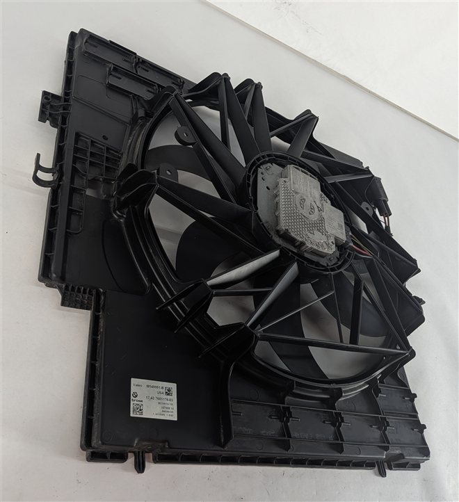 Thumbnail 8: 13-18 BMW X3 X4 (F25 F26) 2.0L N20 TURBO ENGINE RADIATOR COOLING FAN w/ SHROUD