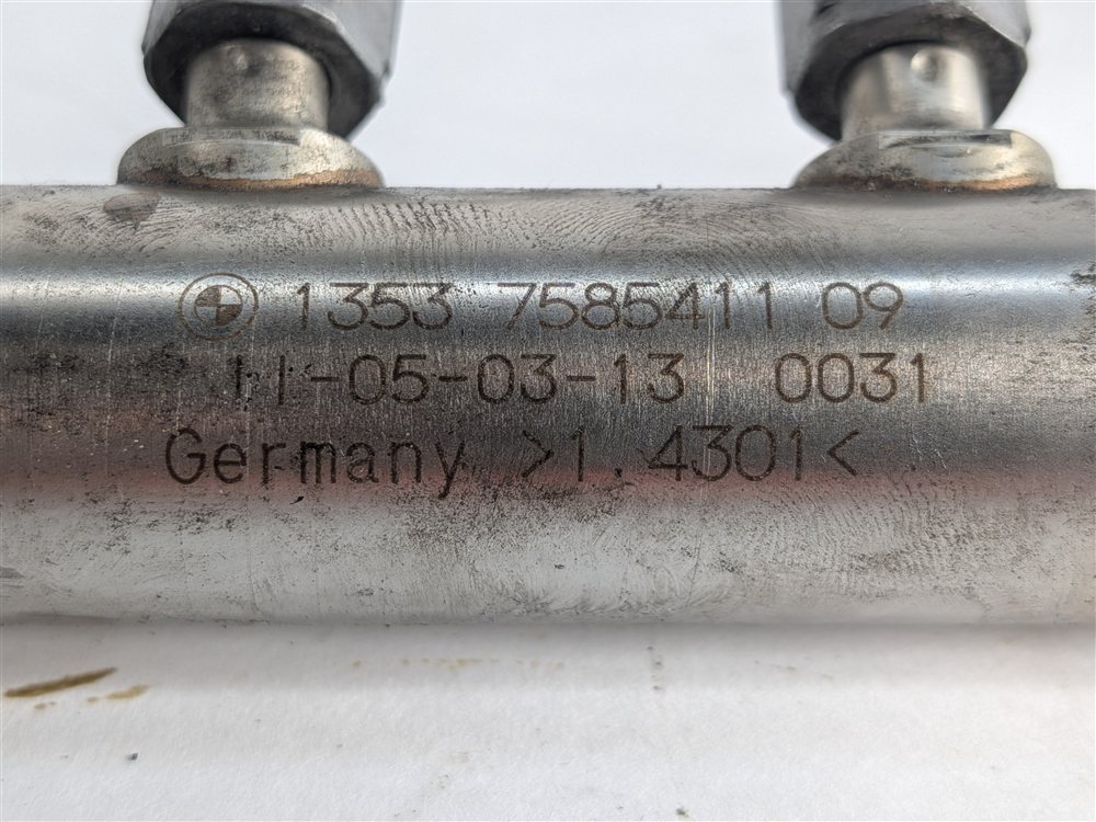 Thumbnail 11: 13-17 BMW 228i 328i 428i X3 F25 F30 2.0L N20 FUEL RAIL w/ LINES PRESSURE SENSOR