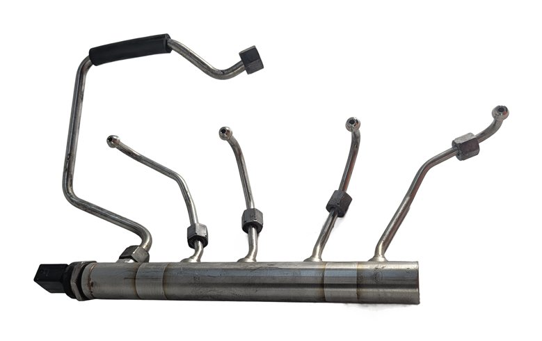 Thumbnail 4: 13-17 BMW 228i 328i 428i X3 F25 F30 2.0L N20 FUEL RAIL w/ LINES PRESSURE SENSOR
