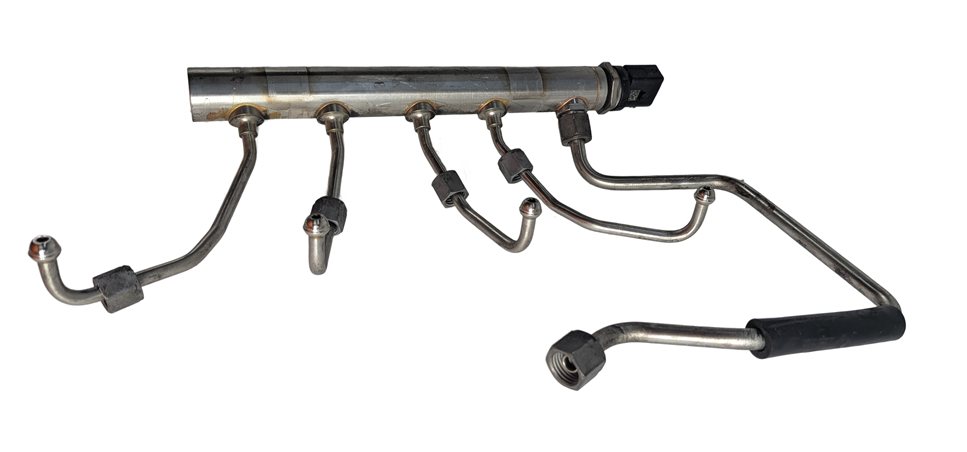 Thumbnail 5: 13-17 BMW 228i 328i 428i X3 F25 F30 2.0L N20 FUEL RAIL w/ LINES PRESSURE SENSOR