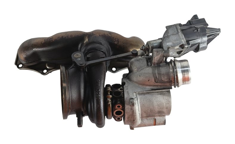 Thumbnail 3: 12-18 BMW 328i 428i 528i X3 X4 X5 Z4 2.0T (N26) ENGINE TURBOCHARGER w/ MANIFOLD