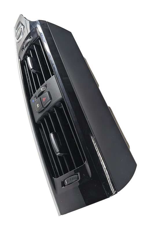 Thumbnail 4: 2014 BMW X3 (F25) FRONT CENTER DASH AC VENT w/ HAZARD START STOP SWITCH (Black)
