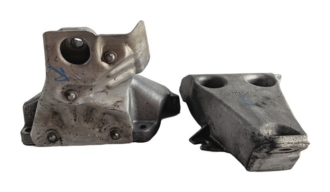 Thumbnail 2: 2014 BMW X3 (F25) 2.0L N20 ENGINE LEFT & RIGHT MOTOR MOUNT SUPPORT BRACKET SET/2