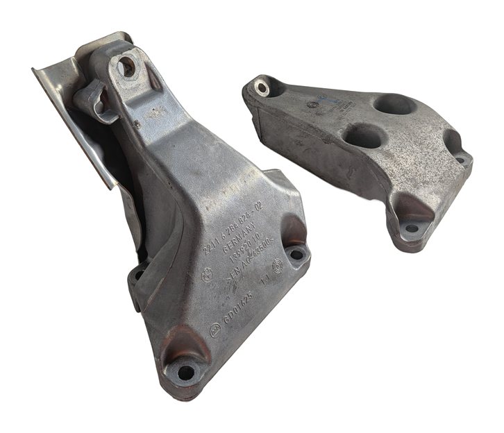 Thumbnail 4: 2014 BMW X3 (F25) 2.0L N20 ENGINE LEFT & RIGHT MOTOR MOUNT SUPPORT BRACKET SET/2