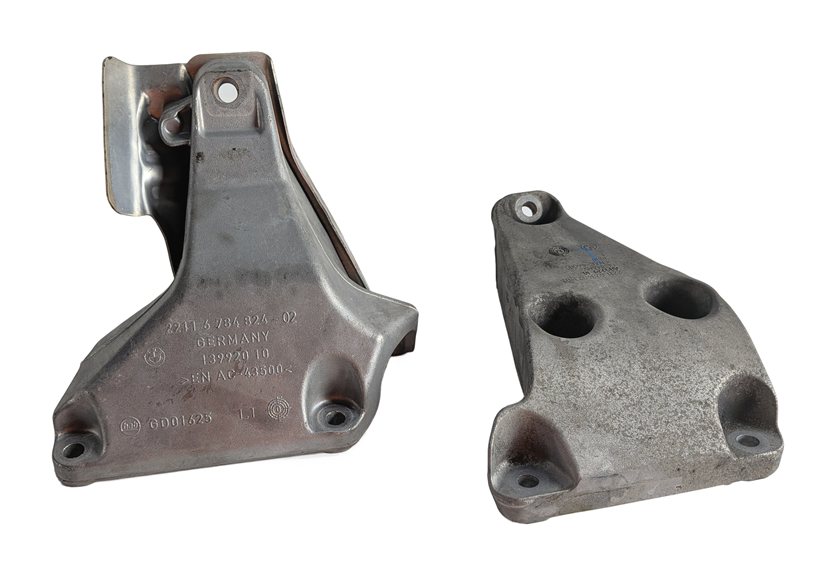 Thumbnail 5: 2014 BMW X3 (F25) 2.0L N20 ENGINE LEFT & RIGHT MOTOR MOUNT SUPPORT BRACKET SET/2