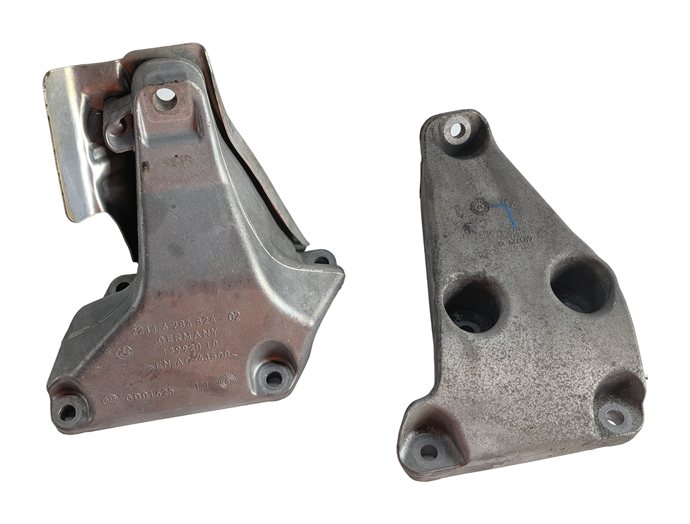 Thumbnail 6: 2014 BMW X3 (F25) 2.0L N20 ENGINE LEFT & RIGHT MOTOR MOUNT SUPPORT BRACKET SET/2