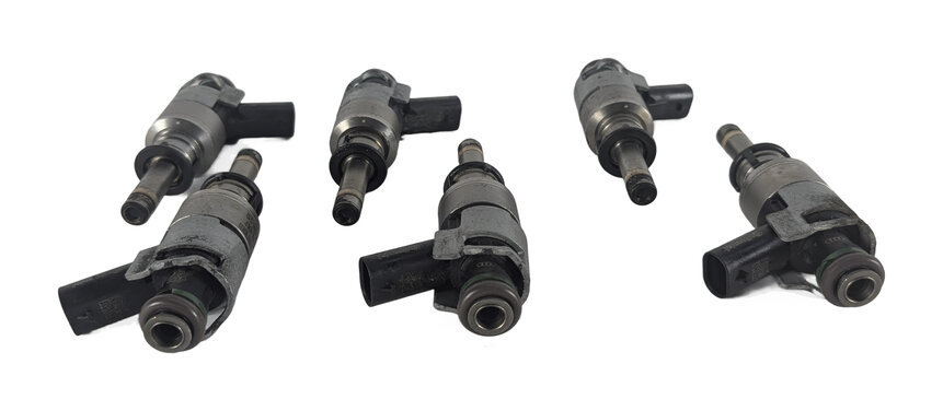 Thumbnail 6: 11-15 AUDI Q5 SQ5 Q7 A6 S4 S5 3.0L SUPERCHARGED FUEL INJECTOR SET/6
