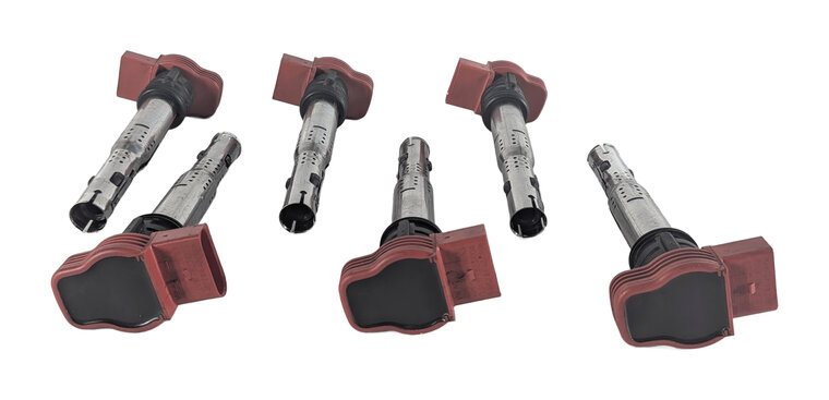 Thumbnail 2: 2005-2017 AUDI A4 S4 A5 S5 A6 S6 A7 A8 Q5 SQ5 Q7 R8 S8 IGNITION COIL SET 6