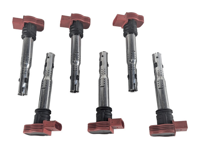Thumbnail 3: 2005-2017 AUDI A4 S4 A5 S5 A6 S6 A7 A8 Q5 SQ5 Q7 R8 S8 IGNITION COIL SET 6