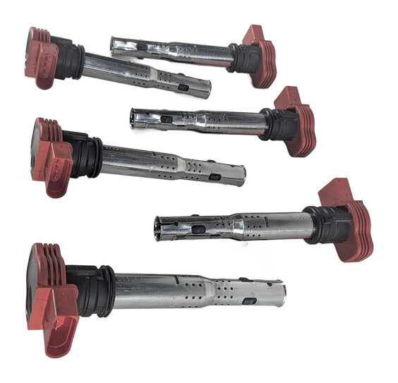 Thumbnail 4: 2005-2017 AUDI A4 S4 A5 S5 A6 S6 A7 A8 Q5 SQ5 Q7 R8 S8 IGNITION COIL SET 6