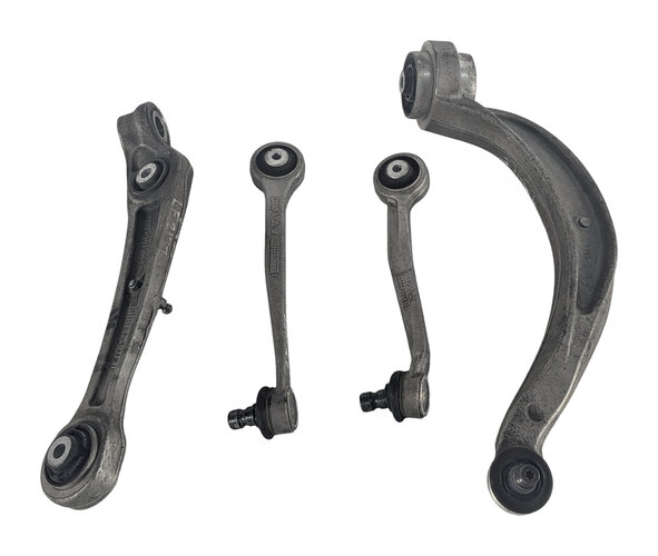 Thumbnail 2: 12-18 AUDI A6 A7 RS7 (C7) FRONT LEFT DRIVER FORWARD REARWARD CONTROL ARM SET 4