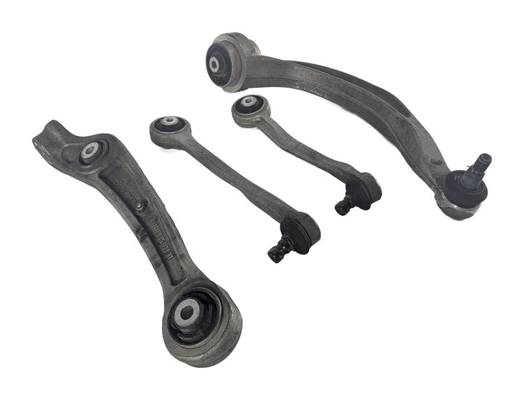 Thumbnail 6: 12-18 AUDI A6 A7 RS7 (C7) FRONT LEFT DRIVER FORWARD REARWARD CONTROL ARM SET 4