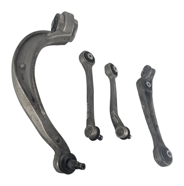 Thumbnail 3: 12-18 AUDI A6 A7 RS7 C7 FRONT RIGHT PASSENGER FORWARD REARWARD CONTROL ARM SET 4