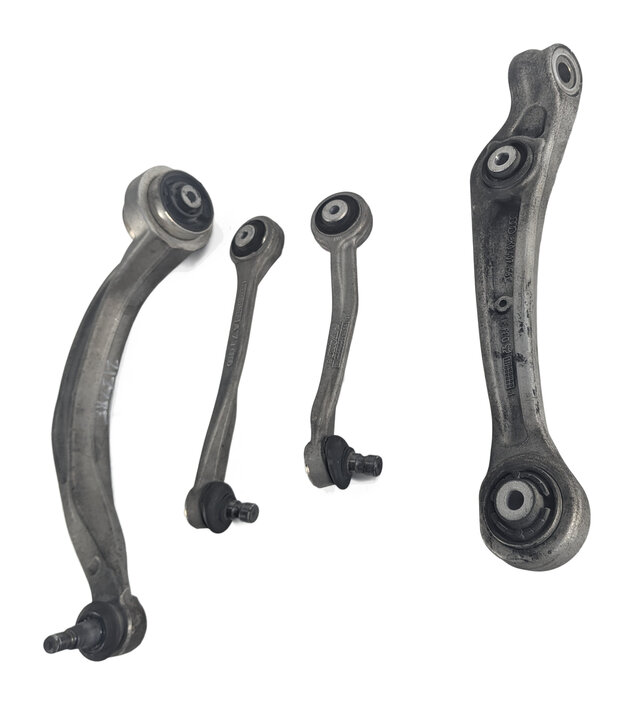 Thumbnail 7: 12-18 AUDI A6 A7 RS7 C7 FRONT RIGHT PASSENGER FORWARD REARWARD CONTROL ARM SET 4