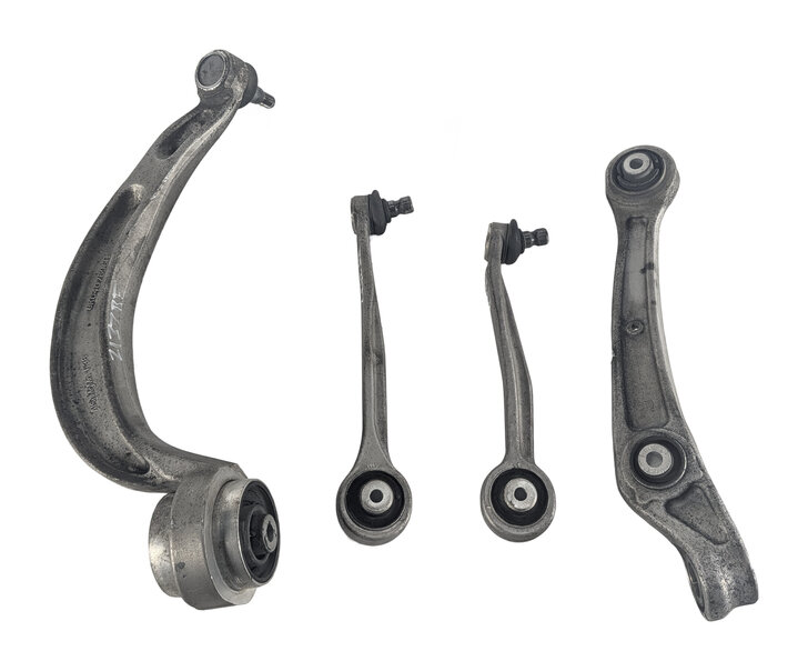 Thumbnail 8: 12-18 AUDI A6 A7 RS7 C7 FRONT RIGHT PASSENGER FORWARD REARWARD CONTROL ARM SET 4