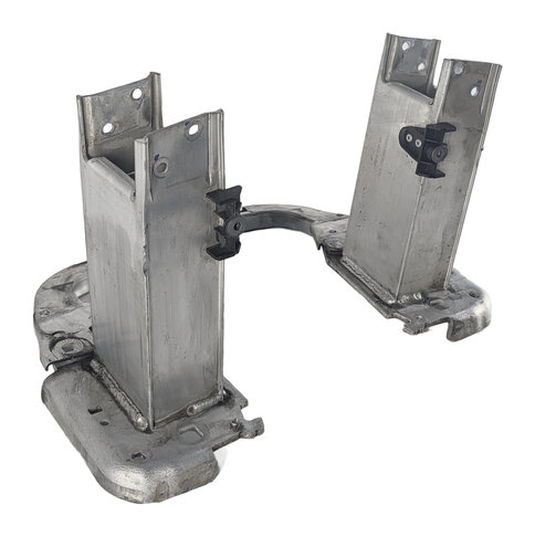 12-18 AUDI A6 A7 S6 S7 RS7 C7 4G8 FRONT BUMPER REINFORCEMENT BAR BRACKET SET/2