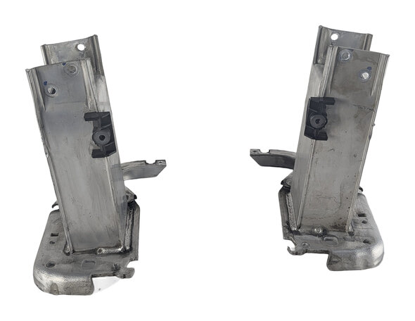 Thumbnail 2: 12-18 AUDI A6 A7 S6 S7 RS7 C7 4G8 FRONT BUMPER REINFORCEMENT BAR BRACKET SET/2