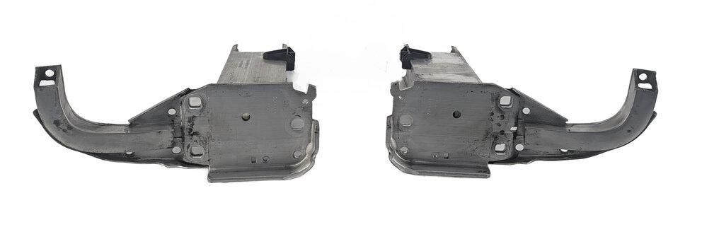 Thumbnail 6: 12-18 AUDI A6 A7 S6 S7 RS7 C7 4G8 FRONT BUMPER REINFORCEMENT BAR BRACKET SET/2