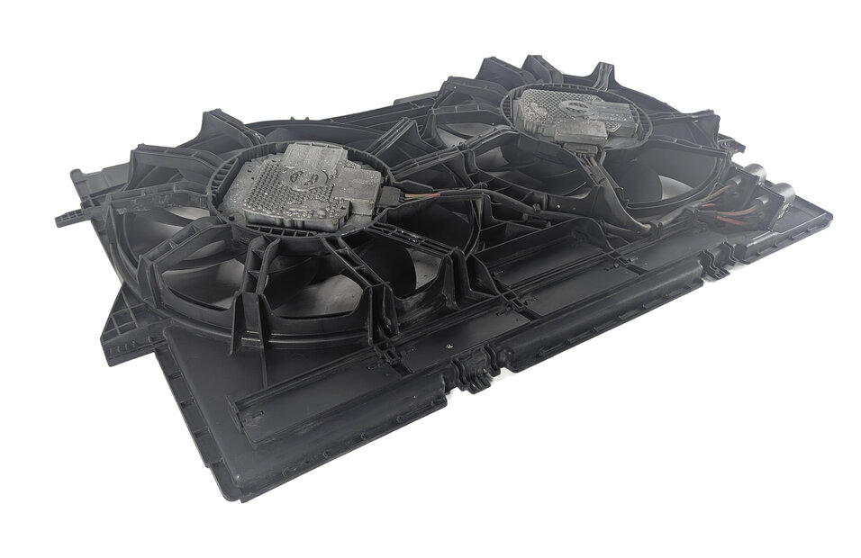 12-18 AUDI Q5 SQ5 A6 A7 S4 S5 RADIATOR COOLING FAN ASSEMBLY
