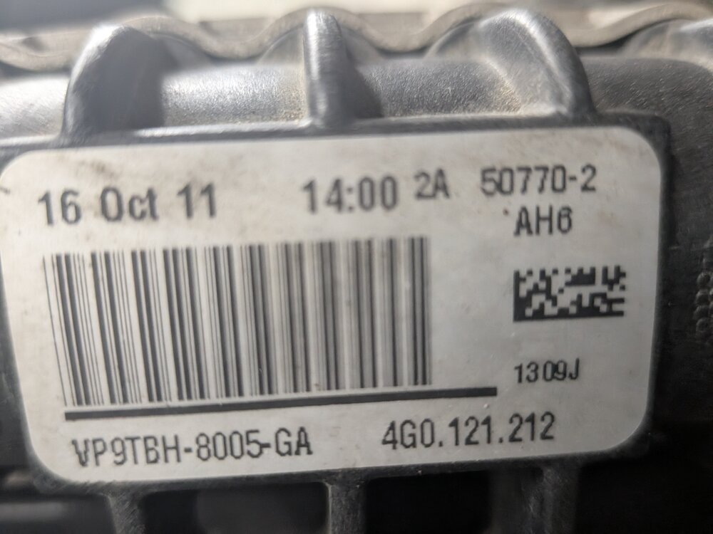 Thumbnail 8: 12-18 AUDI A6 A7 S5 B8 8T C7 3.0L SUPER LEFT ENGINE AUXILIARY COOLER RADIATOR