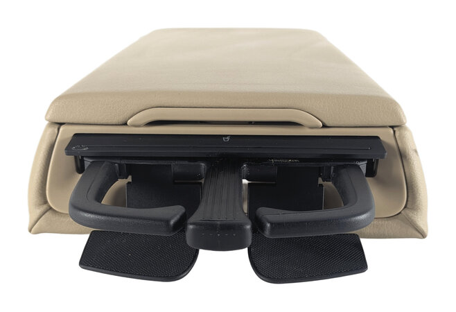 Thumbnail 2: 12-15 AUDI A6 A7 S6 S7 (C7 4G 4G8) REAR SEAT FOLD DOWN ARMREST CUPHOLDER (Beige)