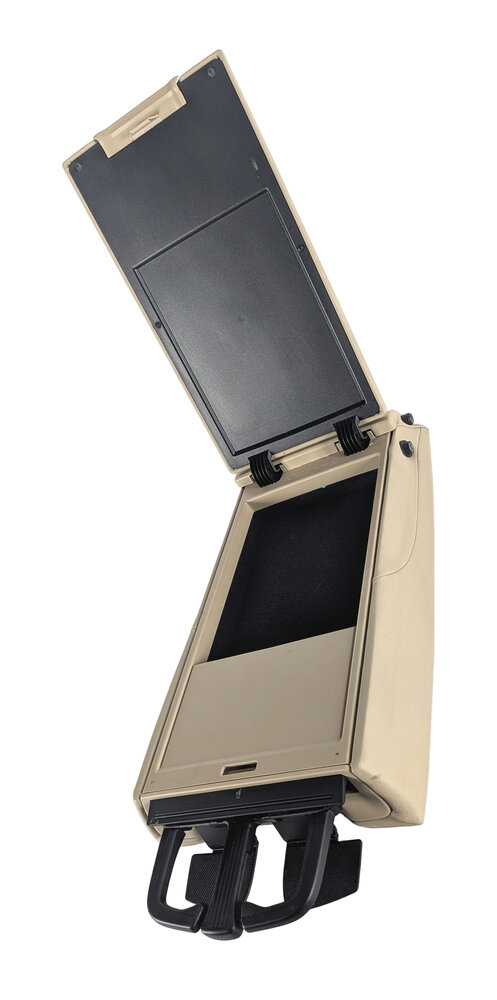 Thumbnail 6: 12-15 AUDI A6 A7 S6 S7 (C7 4G 4G8) REAR SEAT FOLD DOWN ARMREST CUPHOLDER (Beige)