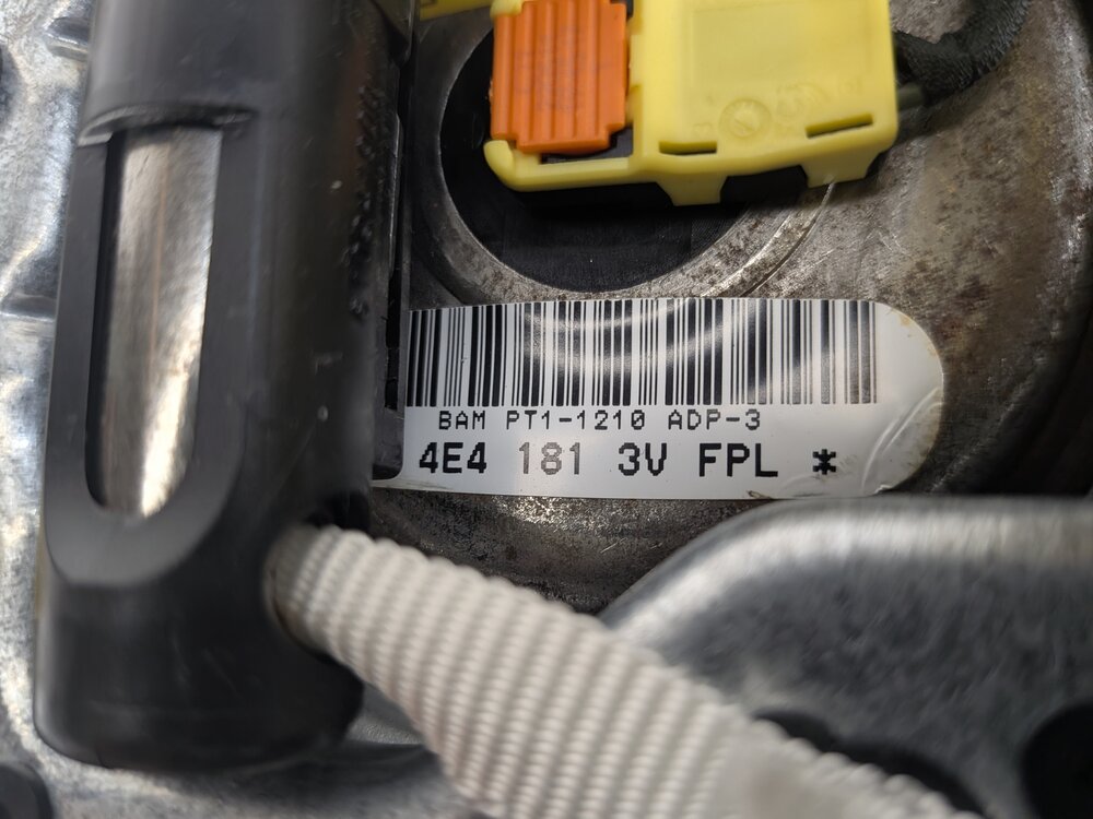 Thumbnail 10: 12-18 AUDI A6 A7 S6 S7 (C7 4G8) 3-SPOKE STEERING WHEEL AIRBAG AIR BAG (BLACK)