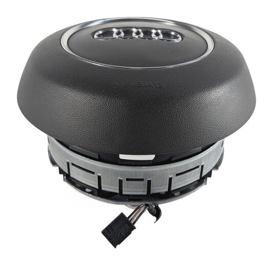 Thumbnail 2: 12-18 AUDI A6 A7 S6 S7 (C7 4G8) 3-SPOKE STEERING WHEEL AIRBAG AIR BAG (BLACK)