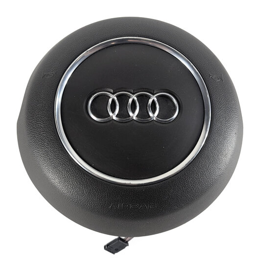 Thumbnail 3: 12-18 AUDI A6 A7 S6 S7 (C7 4G8) 3-SPOKE STEERING WHEEL AIRBAG AIR BAG (BLACK)